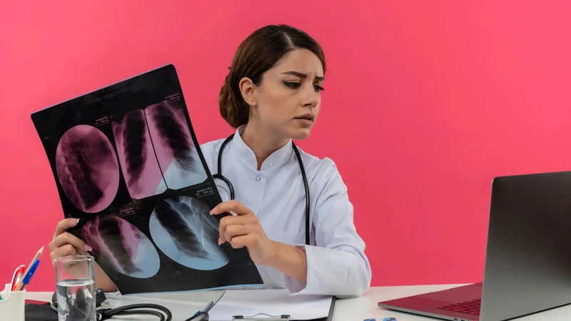 Chụp X-quang ngực hoặc CT scan có thể giúp tìm kiếm những thay đổi trong phổi do COPD gây ra