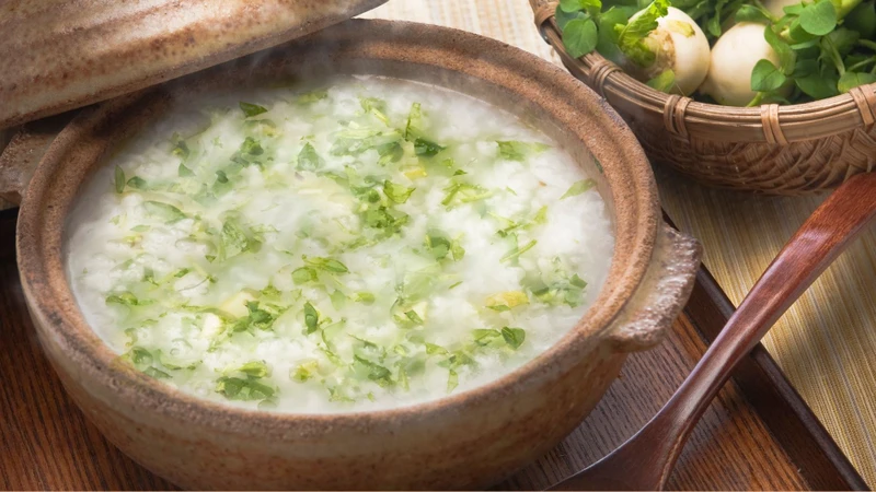 Cháo hành giúp giải cảm nhanh