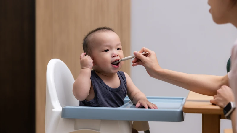Bé có thể bắt đầu ăn trứng gà khoảng từ 6 - 7 tháng tuổi