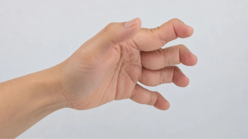 Biến dạng cổ thiên nga tạo nên tư thế đặc trưng ở các khớp ngón tay
