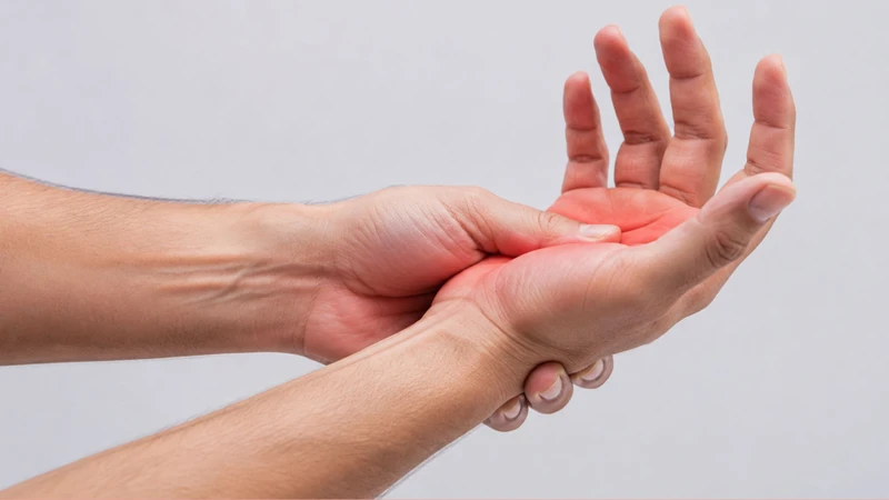 Người bệnh có thể gặp khó khăn khi gập ngón tay và cầm nắm
