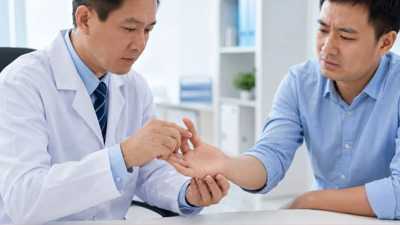 Nên thăm khám bác sĩ khi ngón tay đau, cứng kéo dài