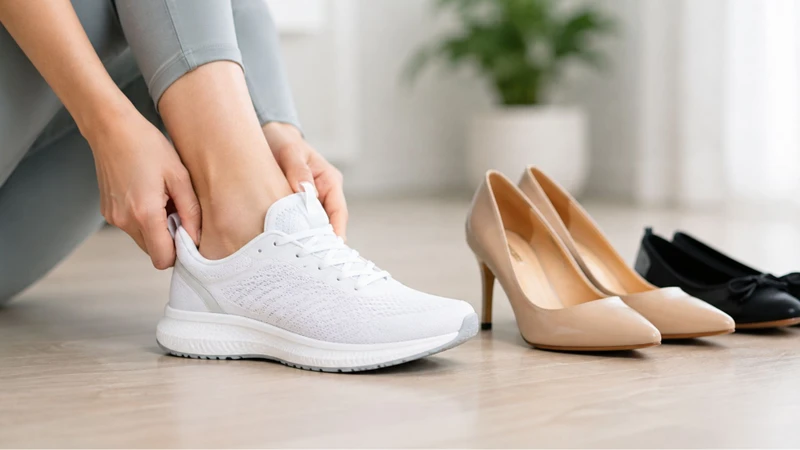 Lựa chọn giày phù hợp giúp hạn chế áp lực trực tiếp lên vùng đau
