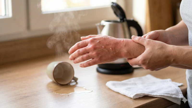 Nhận biết sớm tình trạng bỏng nước sôi để xử trí kịp thời