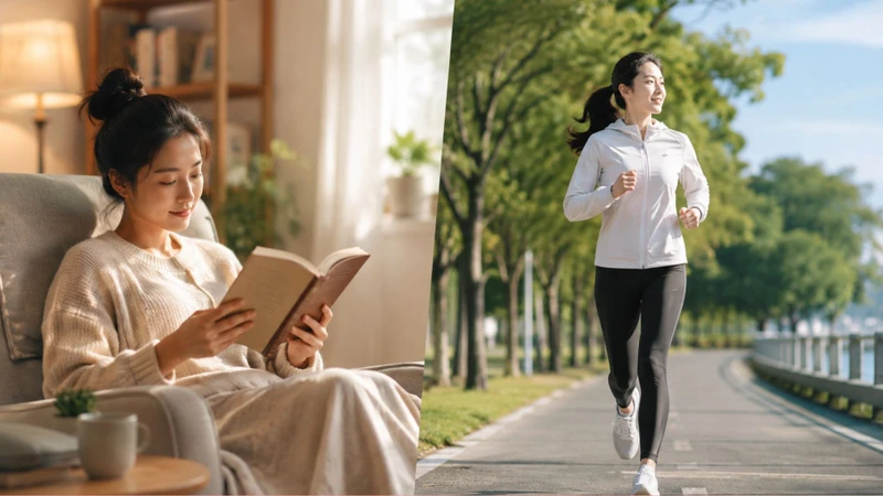Đọc sách, vận động giúp cân bằng thời gian sử dụng thiết bị