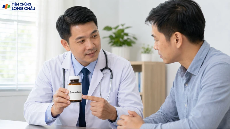 Sử dụng bromelain theo hướng dẫn của bác sĩ