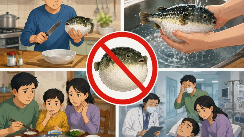 Bạn tuyệt đối không nên tự ý chế biến và ăn cá nóc để tránh ngộ độc