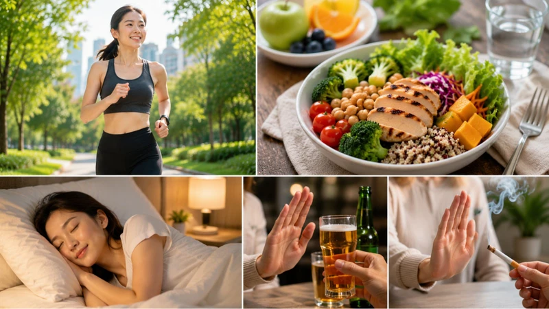 Duy trì lối sống lành mạnh giúp giảm nguy cơ và tần suất các cơn đau đầu