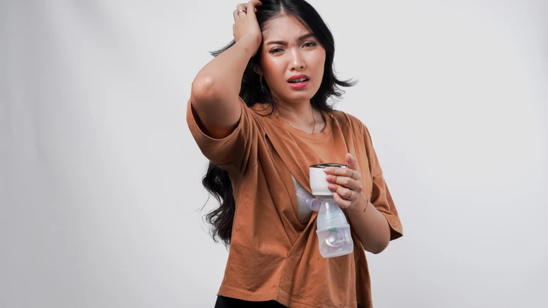Giảm dần số lần hoặc thời gian hút sữa giúp hạn chế tình trạng căng tức