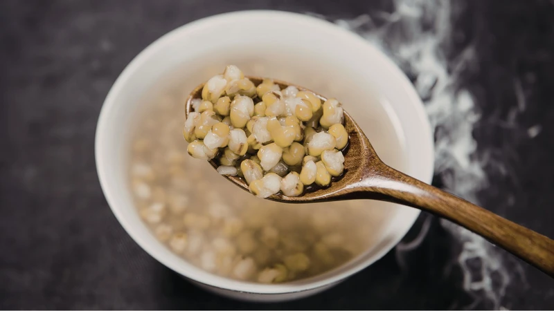 Giải rượu bằng súp đậu xanh