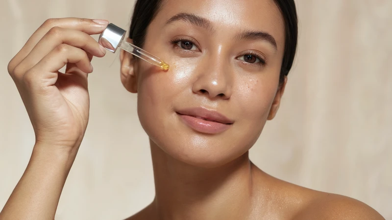 Thoa serum nhẹ nhàng để dưỡng chất thẩm thấu sâu vào da