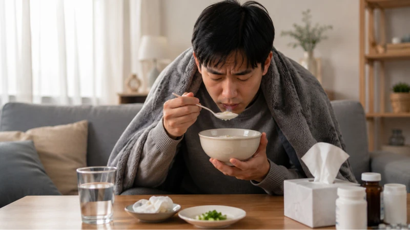Người bị cảm cúm nên ưu tiên thức ăn mềm, dễ tiêu hóa