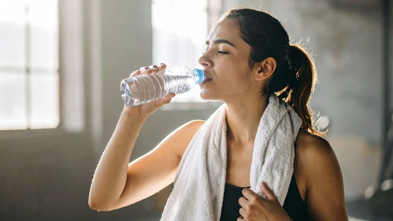 Bạn nên bổ sung nước và điện giải sau khi tập luyện để giảm nguy cơ bị căng cơ