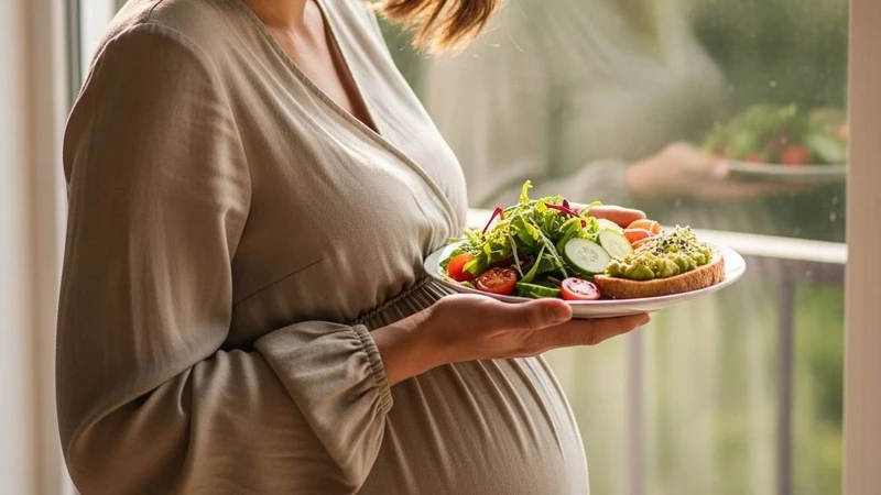 Mẹ nên bổ sung vitamin và khoáng chất bằng cách ăn nhiều rau xanh, trái cây tươi