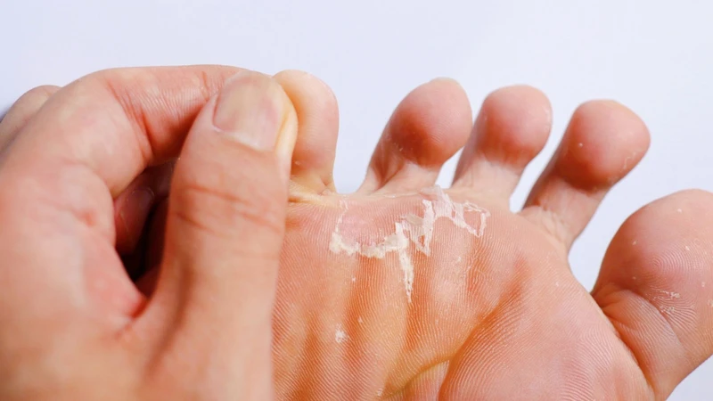 Tróc da chân còn có thể do bệnh lý da liễu hoặc tác động từ môi trường