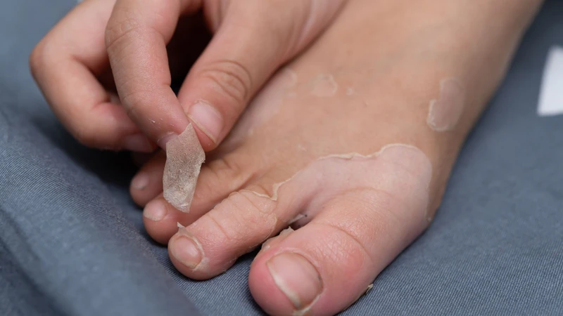 Dưỡng ẩm và chăm sóc đúng cách giúp cải thiện tình trạng bong tróc da chân