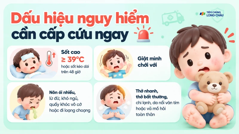 Trẻ có dấu hiệu chuyển nặng cần được bác sĩ đánh giá và xử trí kịp thời