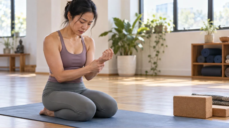 Chấn thương khi tập yoga có thể xuất hiện ở cổ tay