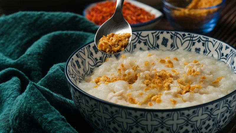 Kiểm soát khẩu phần và hạn chế chất béo giúp giảm năng lượng từ cháo