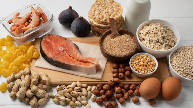 Thịt, trứng, sữa chứa nhiều protein