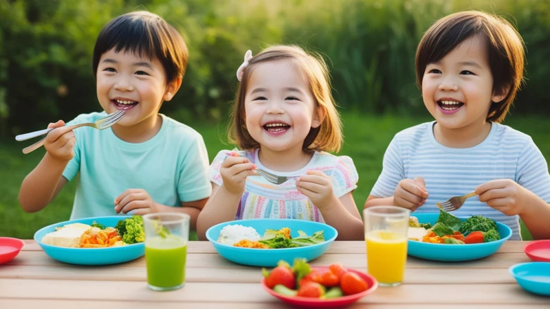 Xây dựng chế độ ăn uống lành mạnh cho trẻ nhỏ giúp trẻ phát triển toàn diện cả về thể chất lẫn tinh thần