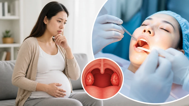 Có nên cắt amidan khi đang mang thai cần được bác sĩ đánh giá kỹ