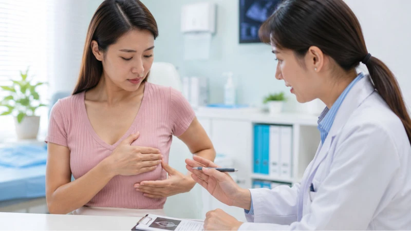 Tiết dịch đầu vú kèm dấu hiệu bất thường cần được thăm khám sớm