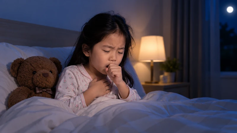 Trẻ ho về đêm có thể bắt nguồn từ nhiều nguyên nhân khác nhau