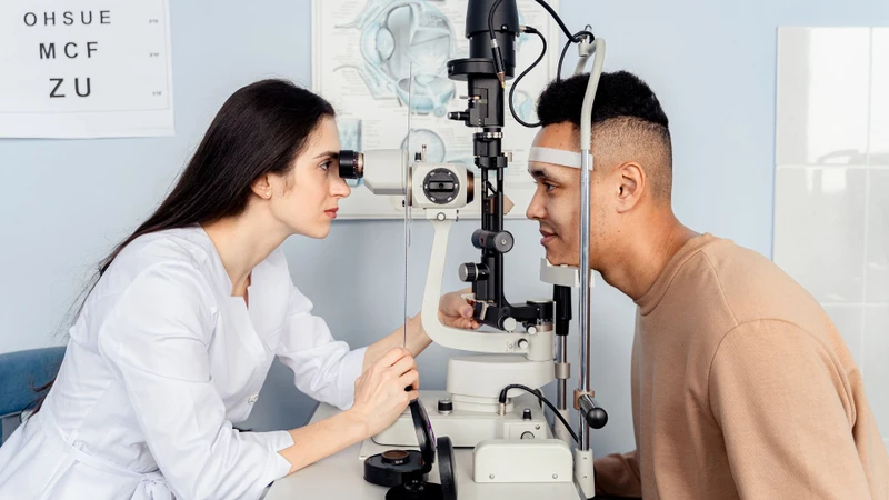 Khám mắt là bước quan trọng để chẩn đoán đau mắt hột