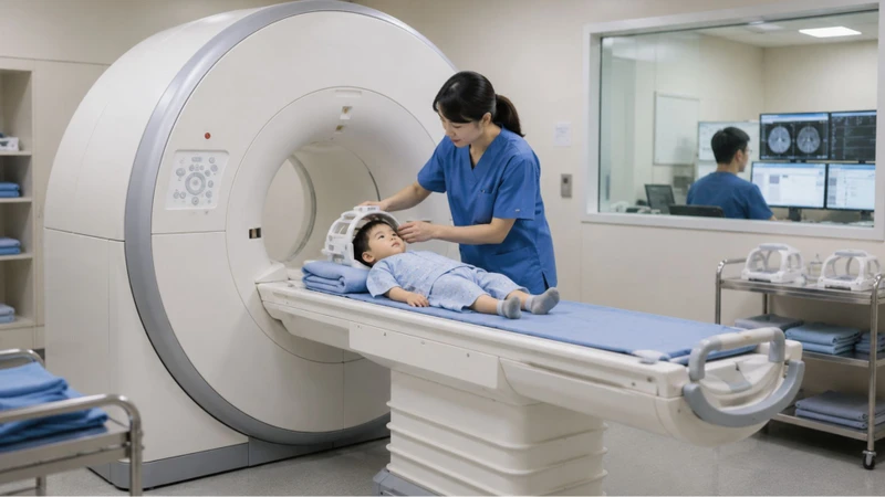 Chụp cộng hưởng từ giúp đánh giá cấu trúc não và đặc điểm của khe chẻ