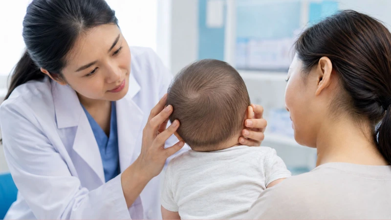 Hình dạng đầu bất thường có thể là dấu hiệu dính khớp sọ sớm
