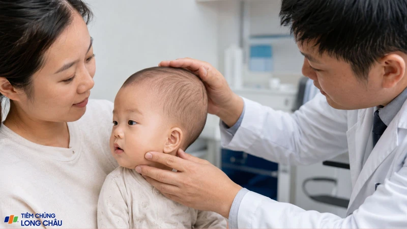 Cha mẹ nên đưa trẻ đi khám khi hình dạng đầu ngày càng bất thường