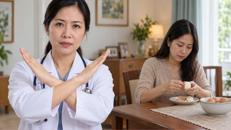 Không tự ăn thử trứng tại nhà để kiểm tra dị ứng
