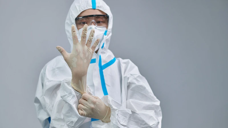 Virus lây qua tiếp xúc trực tiếp với máu, dịch cơ thể nên cần bảo hộ đầy đủ khi chăm sóc người bệnh