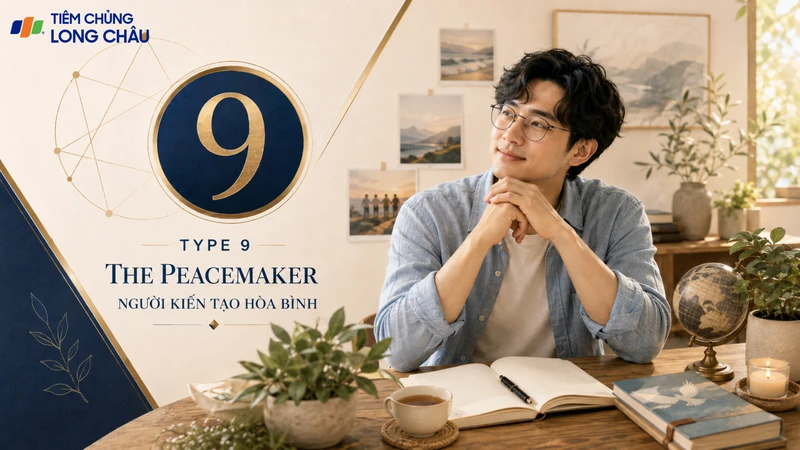 Type 9 điềm tĩnh, biết lắng nghe và mong muốn duy trì sự hài hòa
