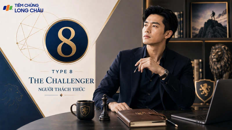 Type 8 mạnh mẽ, quyết đoán và có xu hướng bảo vệ điều mình coi trọng