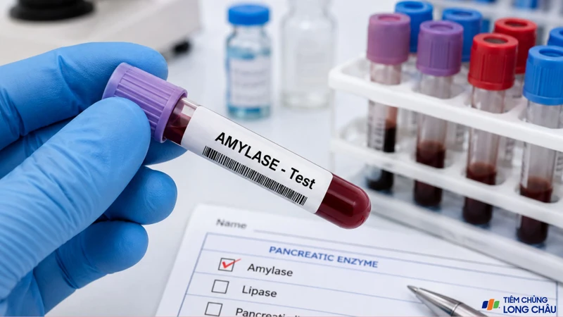 Nồng độ amylase máu có thể tăng trong viêm tụy cấp