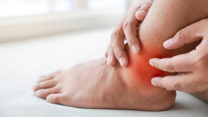 Sưng nề và bầm tím là dấu hiệu phổ biến sau chấn thương cổ chân