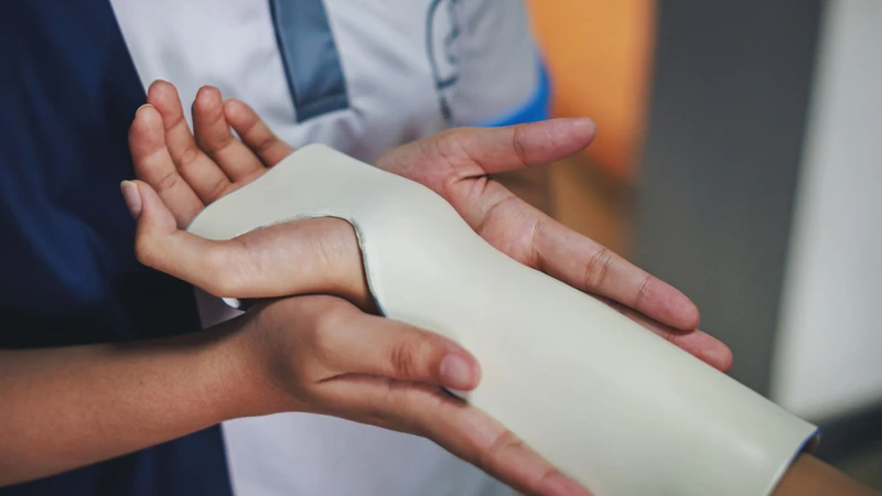 Trong trường hợp xương cổ tay gãy đơn giản, không di lệch thì bác sĩ sẽ chỉ định cố định bằng nẹp nhựa