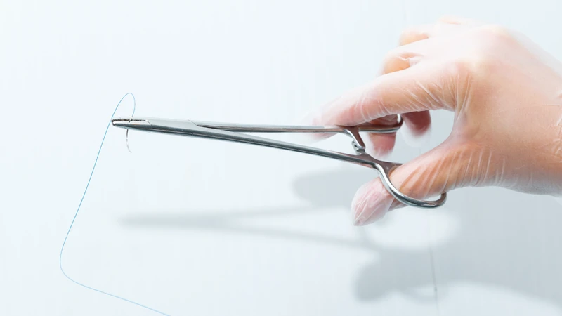 Các loại chỉ khâu như Vicryl và Chromic Catgut giúp vết thương sau cắt bao quy đầu nhanh lành hơn