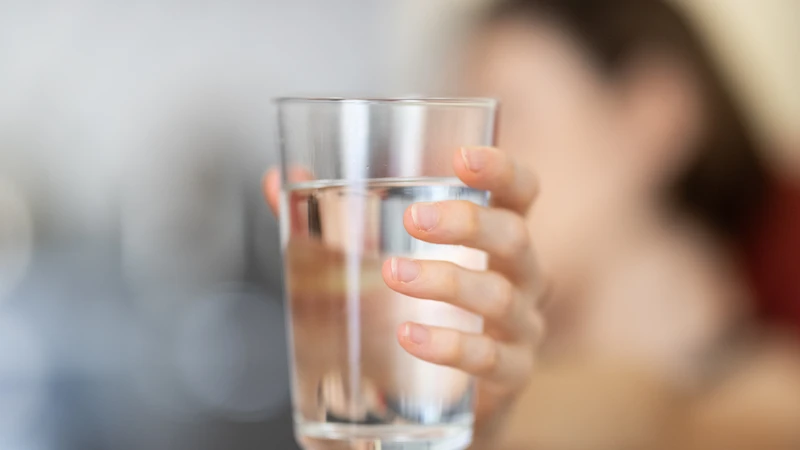 Duy trì đủ nước giúp cơ thể chuyển hóa tốt hơn, hỗ trợ giảm mỡ mặt hiệu quả