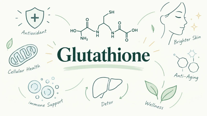 Glutathione là một chất chống oxy hóa quan trọng của cơ thể, tham gia bảo vệ tế bào và hỗ trợ nhiều quá trình sinh lý