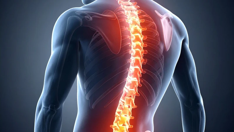 Gù cột sống có thể gây đau lưng và ảnh hưởng đến sinh hoạt hàng ngày