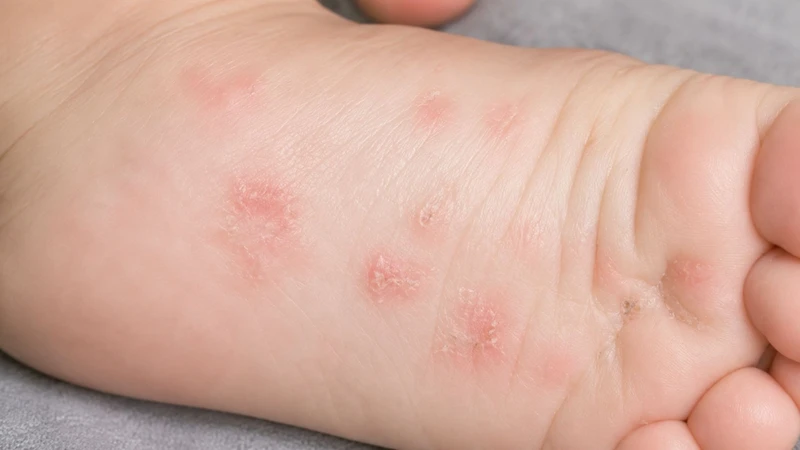 Trẻ em dễ mắc ghẻ phỏng và làm tổn thương lan rộng