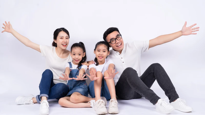 Tình yêu thương và sự chăm sóc của gia đình là nền tảng vững chắc cho trẻ