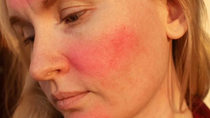 Phát ban hình cánh bướm trên mặt là một trong những dấu hiệu đặc trưng của lupus