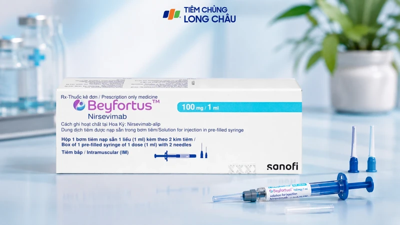 Nirsevimab gắn vào protein F để cản trở RSV xâm nhập tế bào