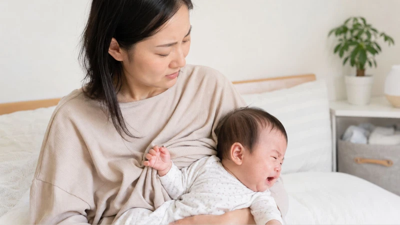 Trẻ quấy khóc, bỏ bú là tình trạng cần lưu ý