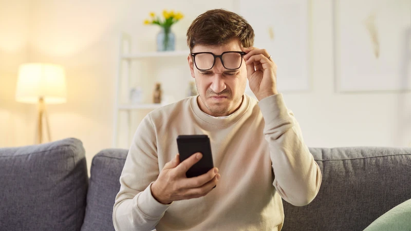 Mắt dễ bị căng, mỏi hoặc khó chịu, nhất là sau khi đọc sách, dùng máy tính hoặc nhìn tập trung trong thời gian dài