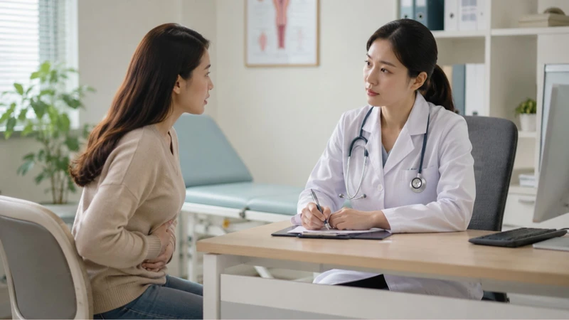 Đau bụng dữ dội kèm chảy máu âm đạo sau siêu âm cần thăm khám bác sĩ